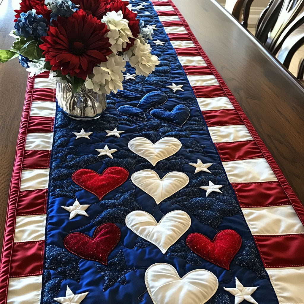 Heartland Shine Quilted Table Runner NCU0NT7421