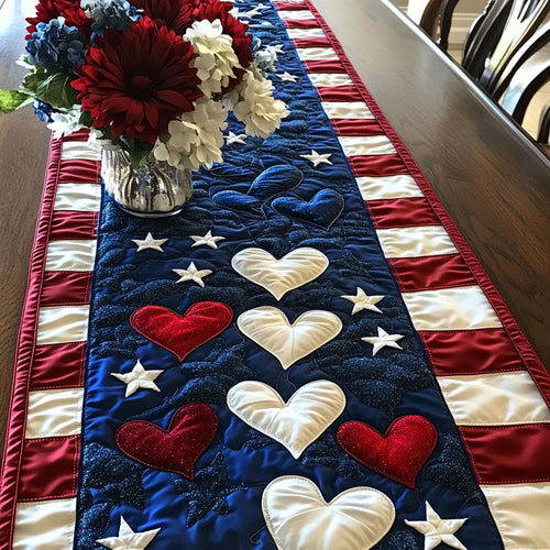 Heartland Shine Quilted Table Runner NCU0NT7421