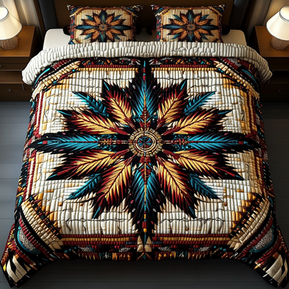 Hearts Harmony 3-Piece Quilted Bedding Set NCU0VH1581
