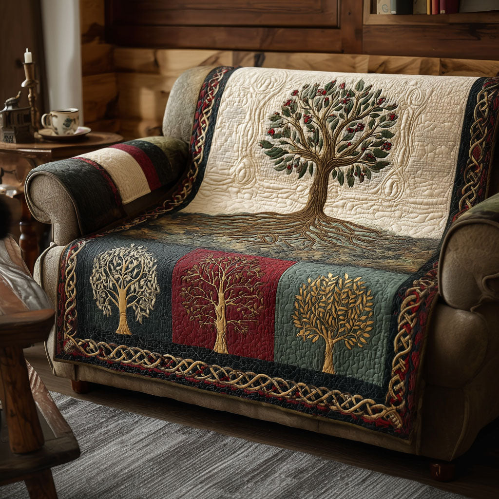 Heartwood Haven Quilted Sofa Cover NCU0PT11298