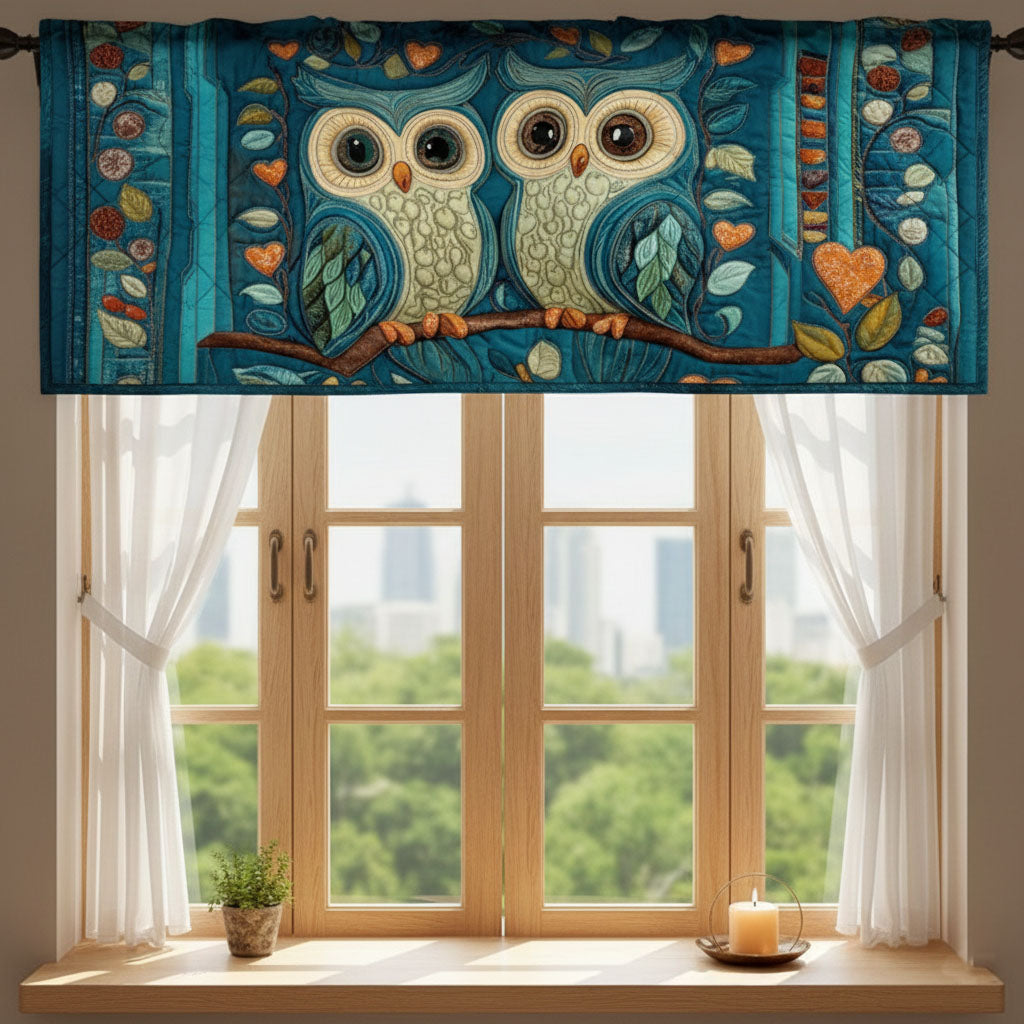 Heartwood Owls Quilted Valance NCU0PT10940