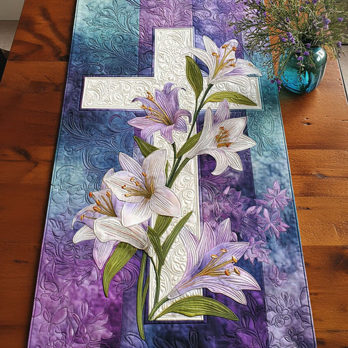 Heaven Embrace Quilted Table Runner NCU0NT12316