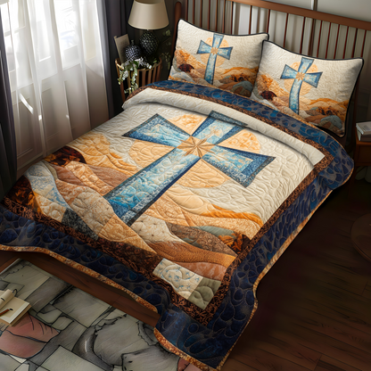 Heaven Light 3-Piece Quilted Bedding Set NCU0DK1911