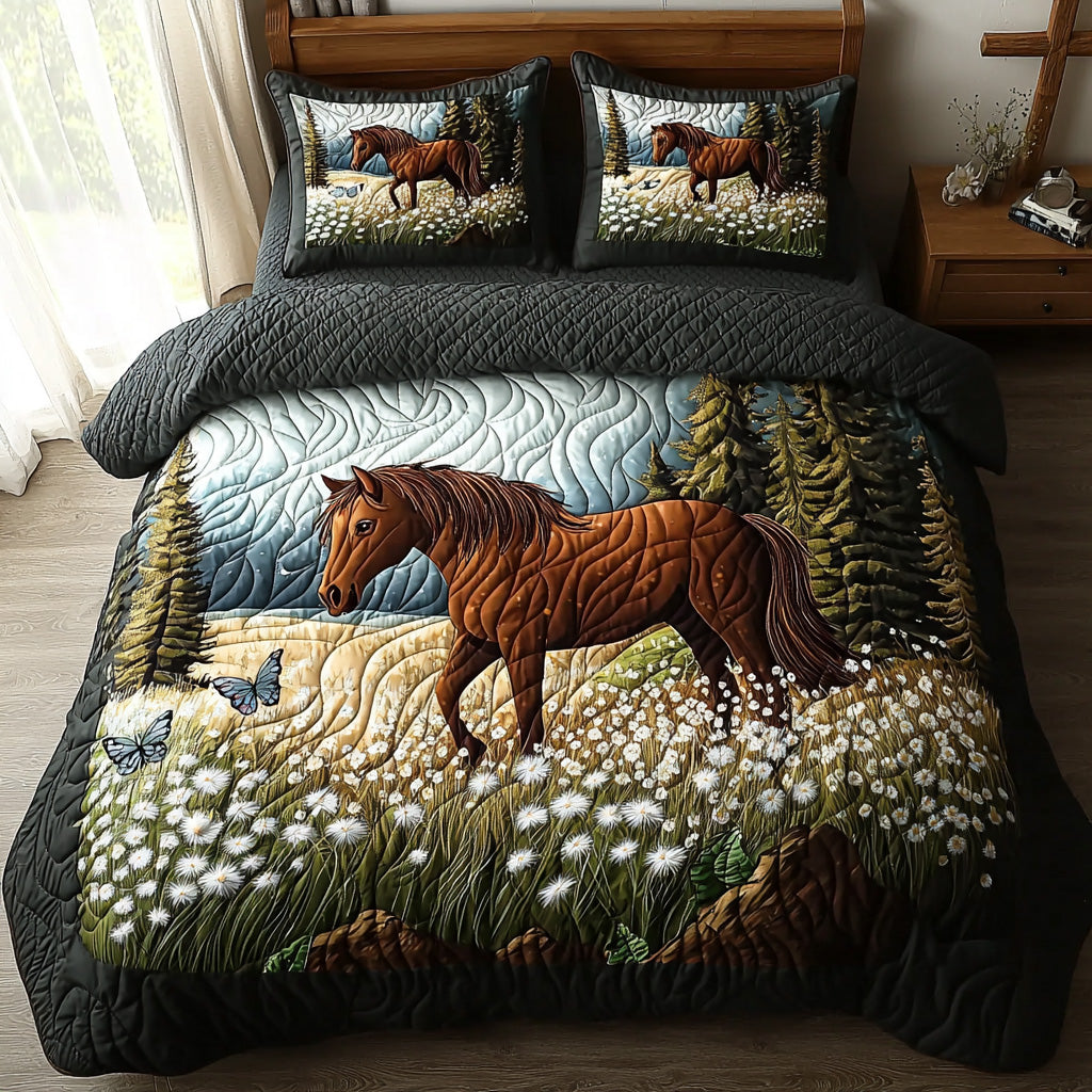 Heaven Path 3-Piece Quilted Bedding Set NCU0DV6589
