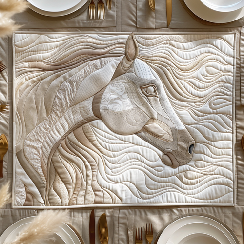 Heavenly Horse Quilted Placemat NCU0DV348