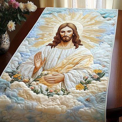 Heavenly Blessing Quilted Table Runner NCU0NT5155