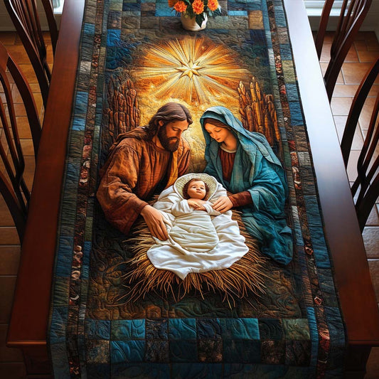 Heavenly Family Love Quilted Table Runner NCU0NT9831