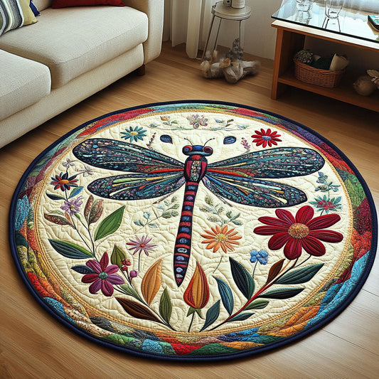 Heavenly Flight Quilted Round Mat NCU0PT6517