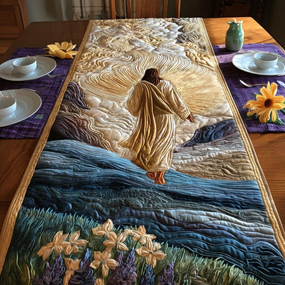 Heavenly Peace Quilted Table Runner NCU0DV9151