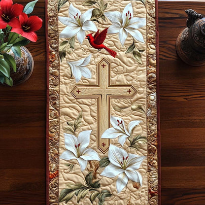 Heavenly Peace Quilted Table Runner NCU0NT7908