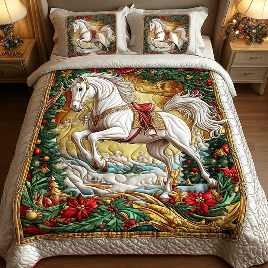 Heavenly Ride 3-Piece Quilted Bedding Set NCU0VH891