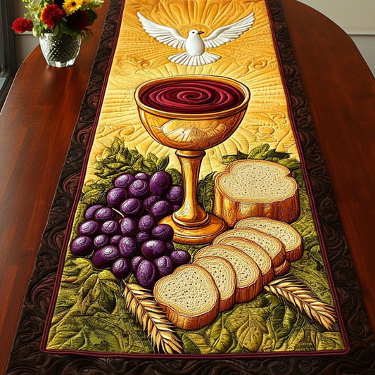 Heavenly Table Quilted Table Runner NCU0NT6737