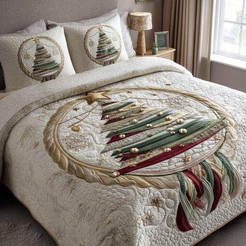 Heavenly Tree 3-Piece Quilted Bedding Set NCU0DV8486