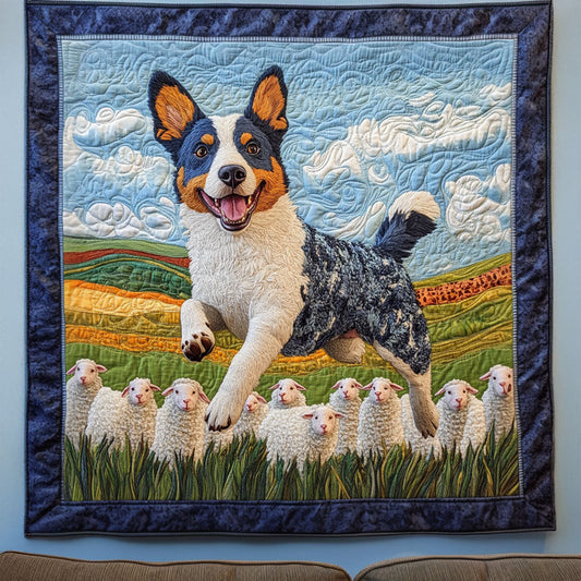 Heelers Haven Quilted Blanket NCU0PT3348