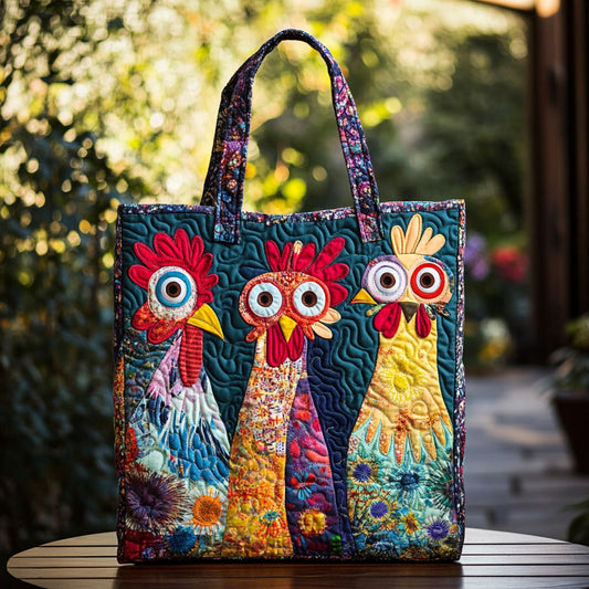 Hen Party Quilted Tote Bag NCU0DV7664