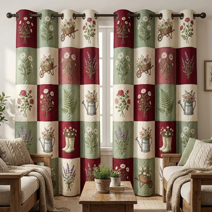 Herb Garden Quilted Curtains NCU0TV1768