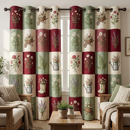 Herb Garden Quilted Curtains NCU0TV1768