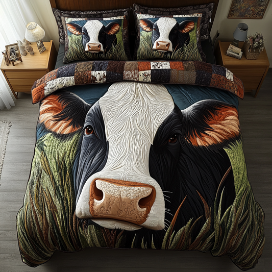 Herd Haven 3-Piece Quilted Bedding Set NCU0DK6316
