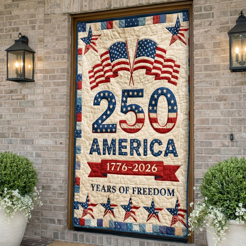 Heritage Banner Quilted Door Cover NCU0NT12683