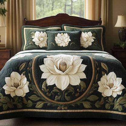 Heritage Bloom 3-Piece Quilted Bedding Set NCU0XD2660