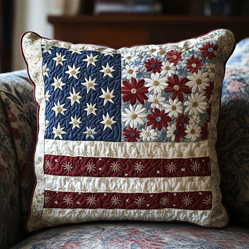 Heritage Bloom Quilted Pillow Case NCU0PT5250