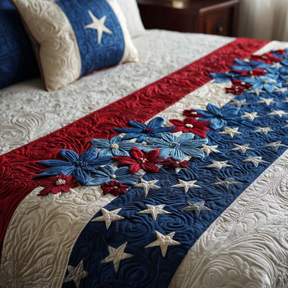 Heritage Blossom Quilted Bed Runner NCU0NT11482