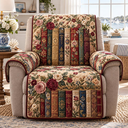 Heritage Book Collection Quilted Sofa Cover NCU0DV10336