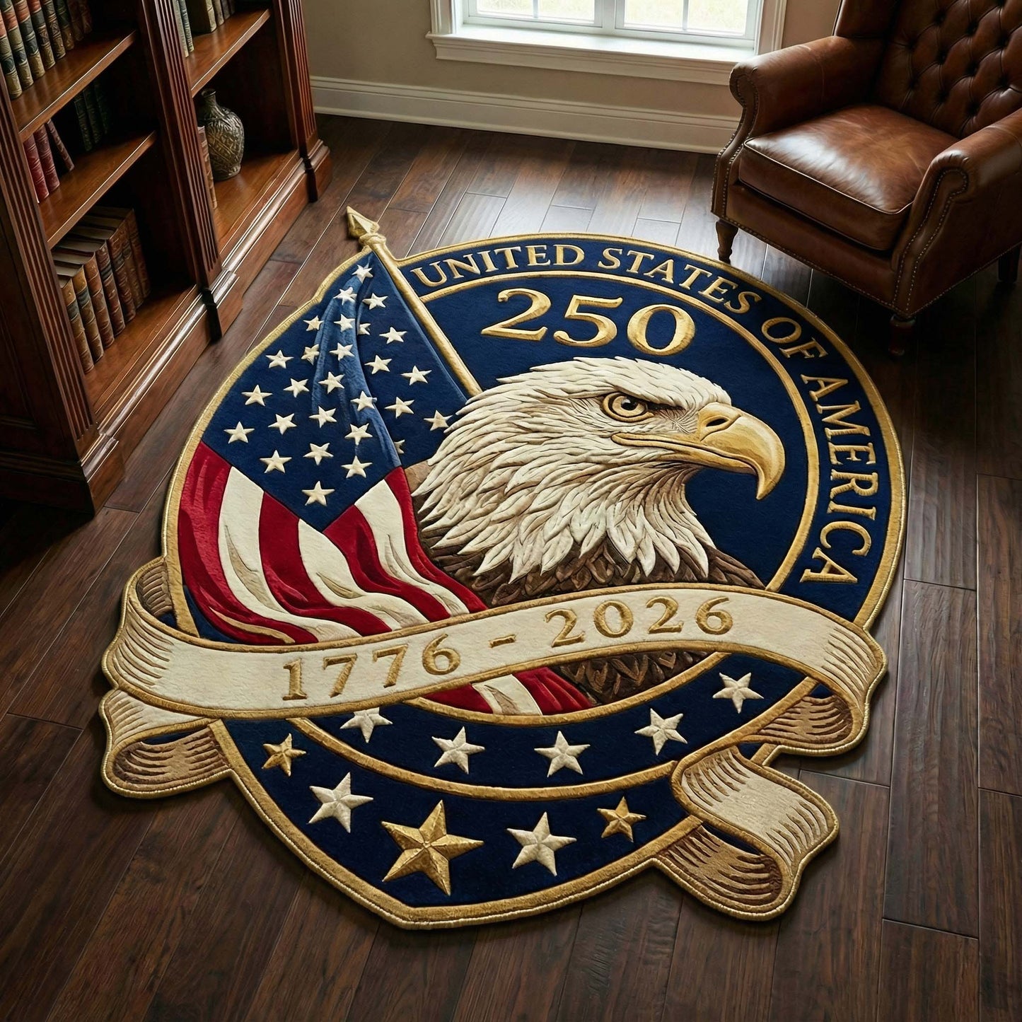 Heritage Eagle Custom Shape Area Rug NCU0HH1981