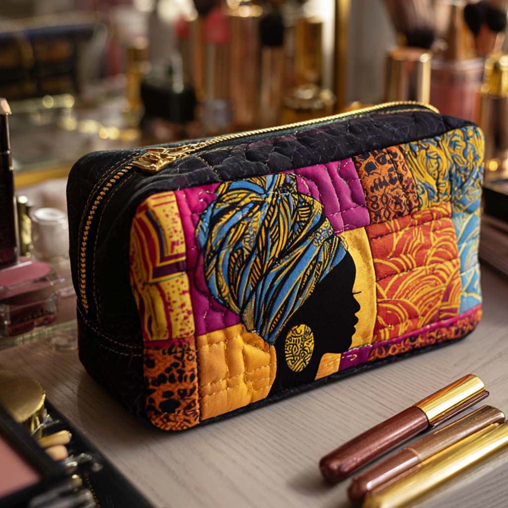 Heritage Glow Quilted Makeup Bag NCU0NT10379