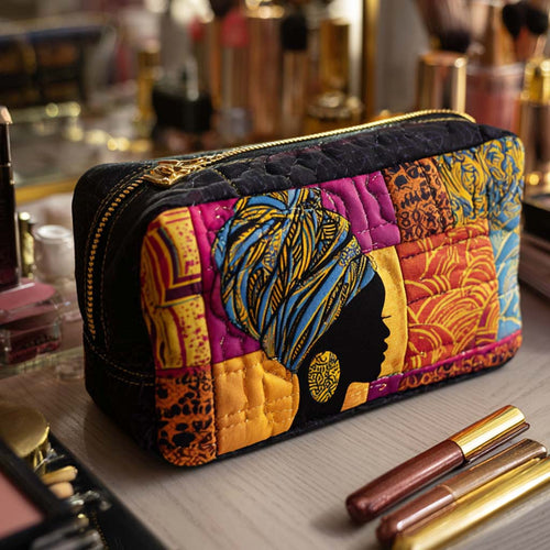 Heritage Glow Quilted Makeup Bag NCU0NT10379