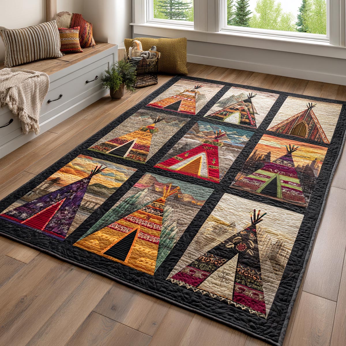 Heritage Lines Area Rug NCU0DV9272