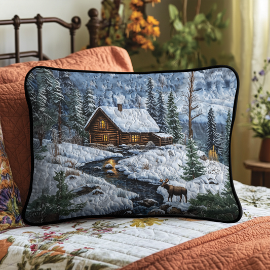 Heritage Log Cabin Quilted Bedding Pillow Case NCU0DK3780