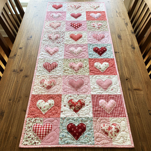 Heritage Love Quilted Table Runner NCU0TV1496