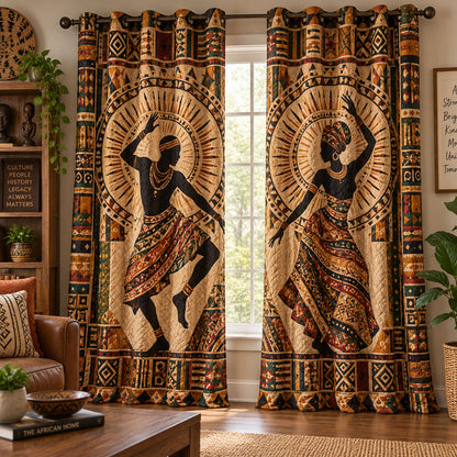 Heritage Of Africa Quilted Curtains NCU0PT12126