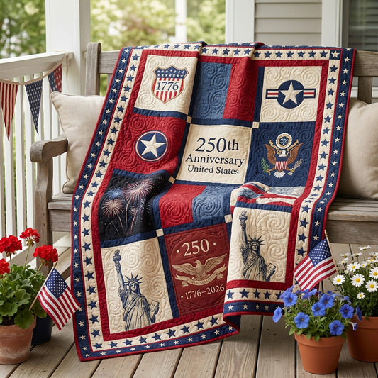 Heritage Patch Quilted Blanket NCU0TV1879