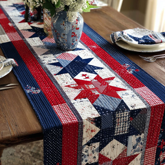 Heritage Patch Quilted Table Runner NCU0NT12698