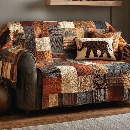 Heritage Patchwork Quilted Sofa Cover NCU0NT12112