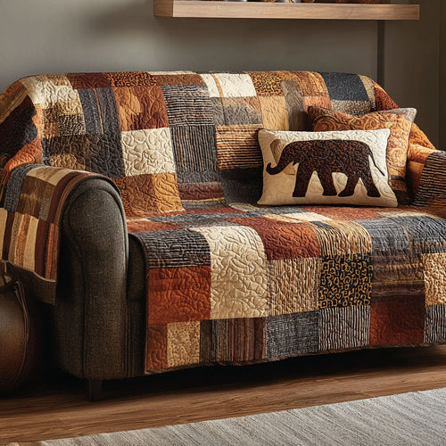 Heritage Patchwork Quilted Sofa Cover NCU0NT12112