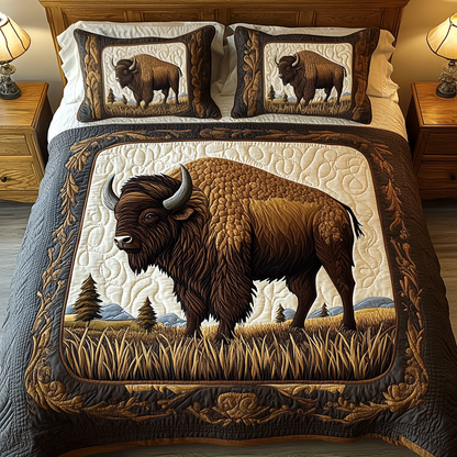 Heritage Plains 3-Piece Quilted Bedding Set NCU0VH1906