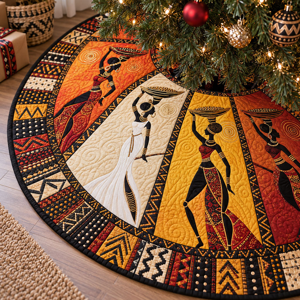 Heritage Queens Christmas Quilted Tree Skirt NCU0PT12084