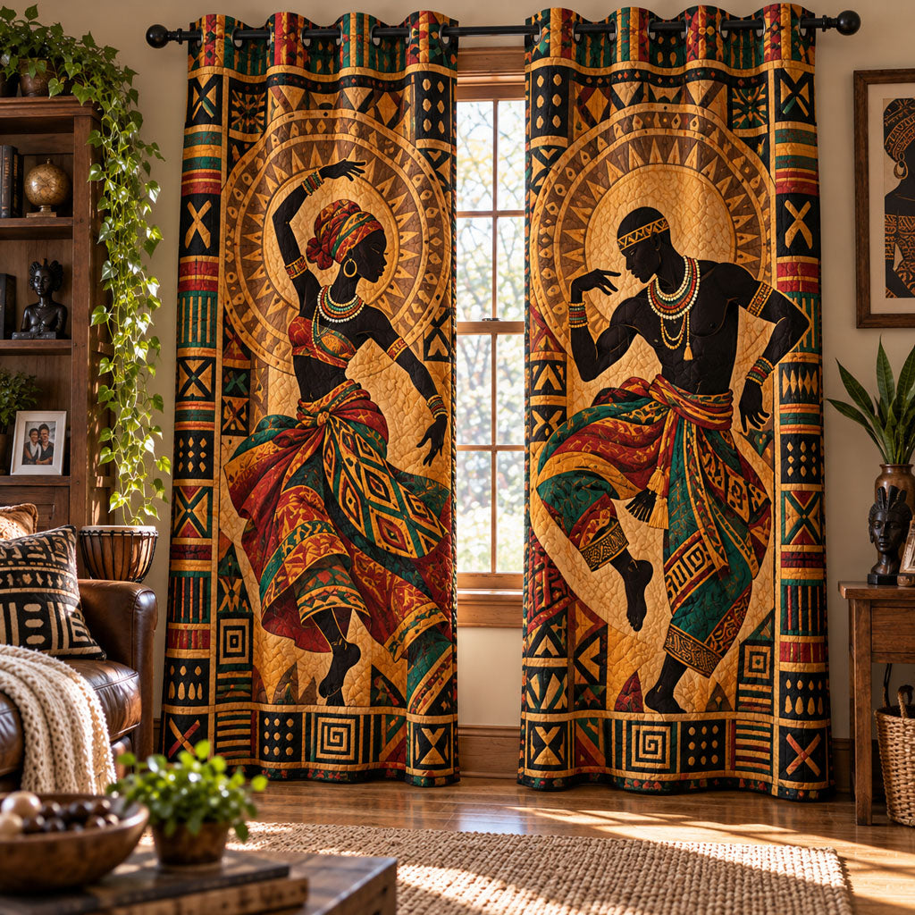 Heritage Rhythms Quilted Curtains NCU0PT12127