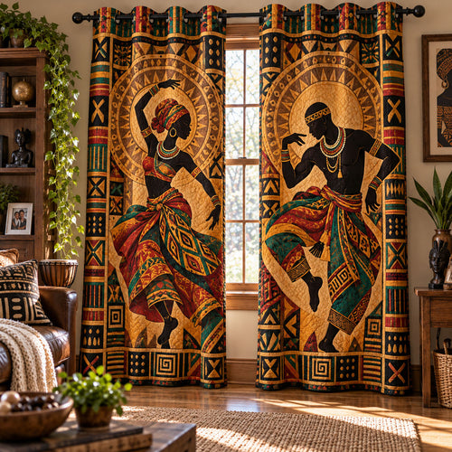Heritage Rhythms Quilted Curtains NCU0PT12127