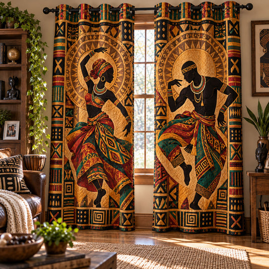 Heritage Rhythms Quilted Curtains NCU0PT12127