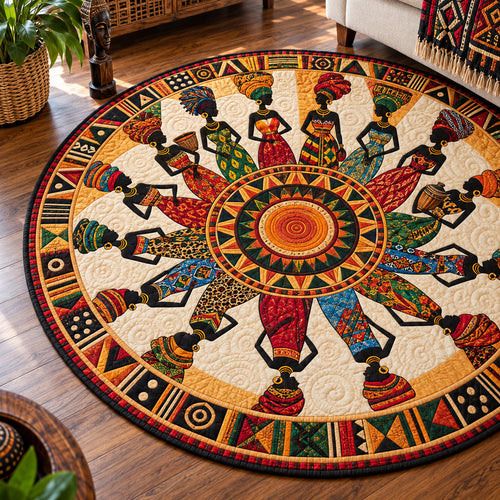 Heritage Soul Quilted Round Mat NCU0PT12068