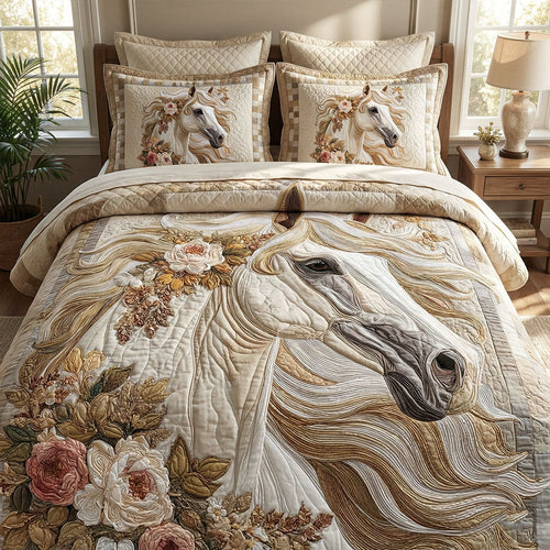 Heritage Spirit 3-Piece Quilted Bedding Set NCU0NT12067