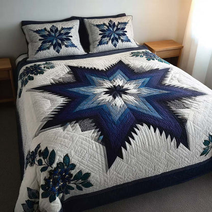 Heritage Star 3-Piece Quilted Bedding Set NCU0NT11423