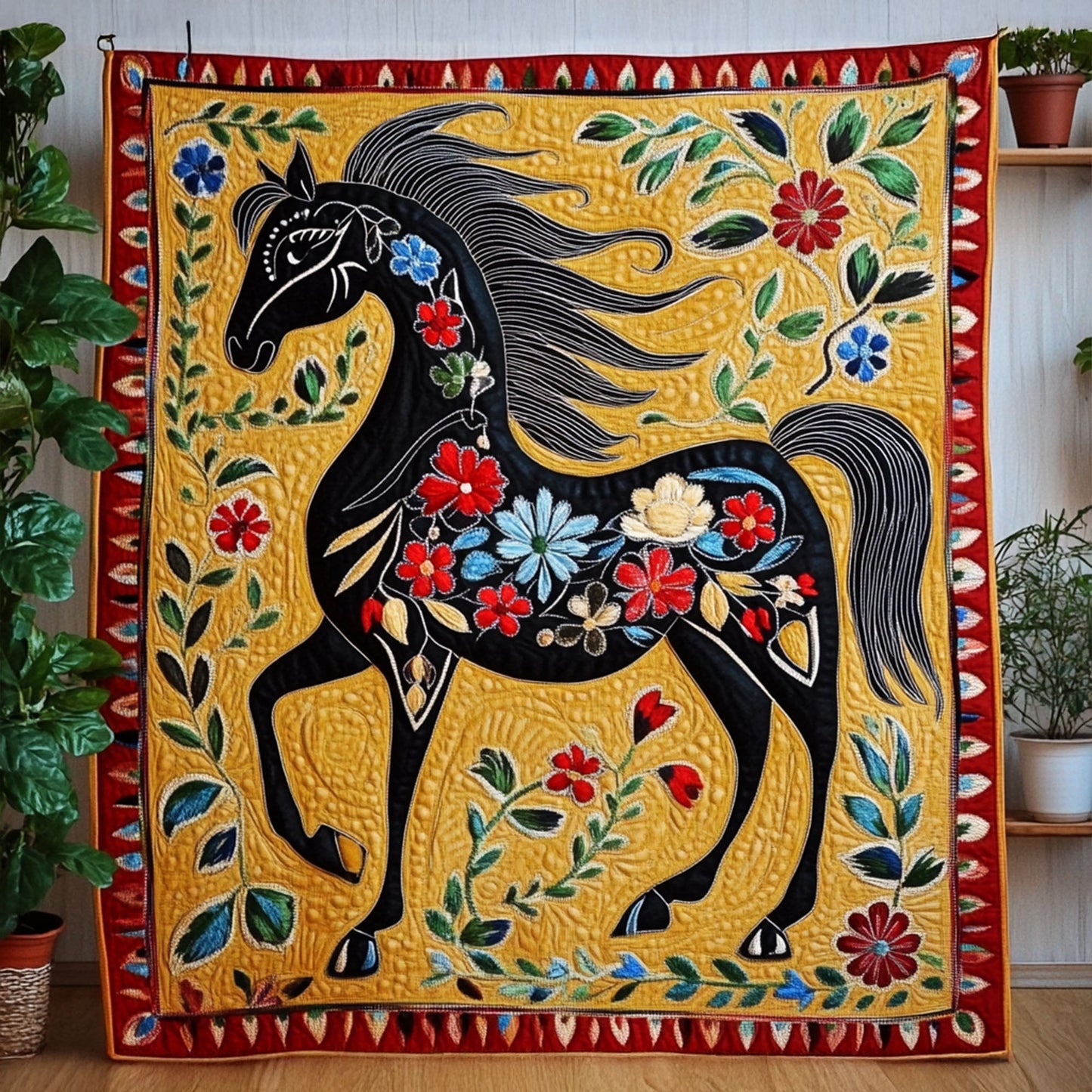 Heritage Stride Quilted Blanket NCU0PT5348