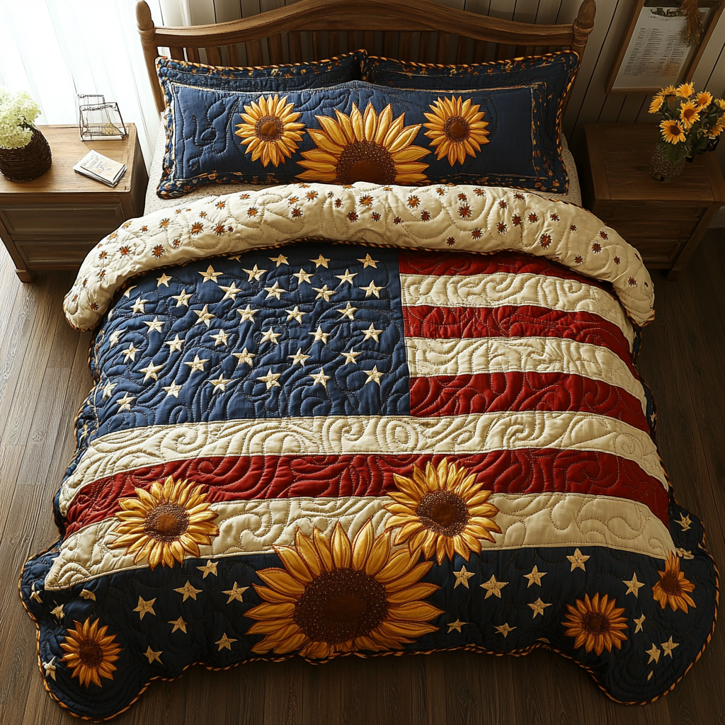Heritage Threads 3-Piece Quilted Bedding Set NCU0DV3978