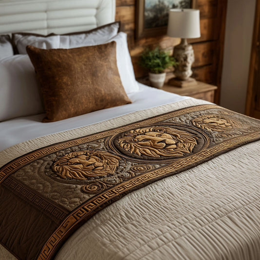Heritage of the Gods Quilted Bed Runner NCU0PT8745