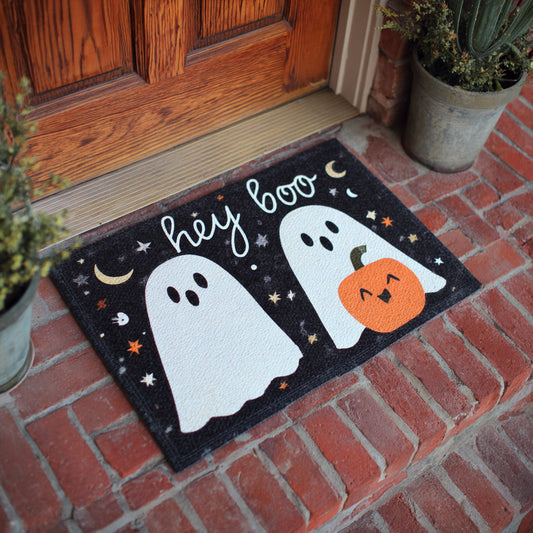 Hey Boo Halloween Doormat NCU0HH496